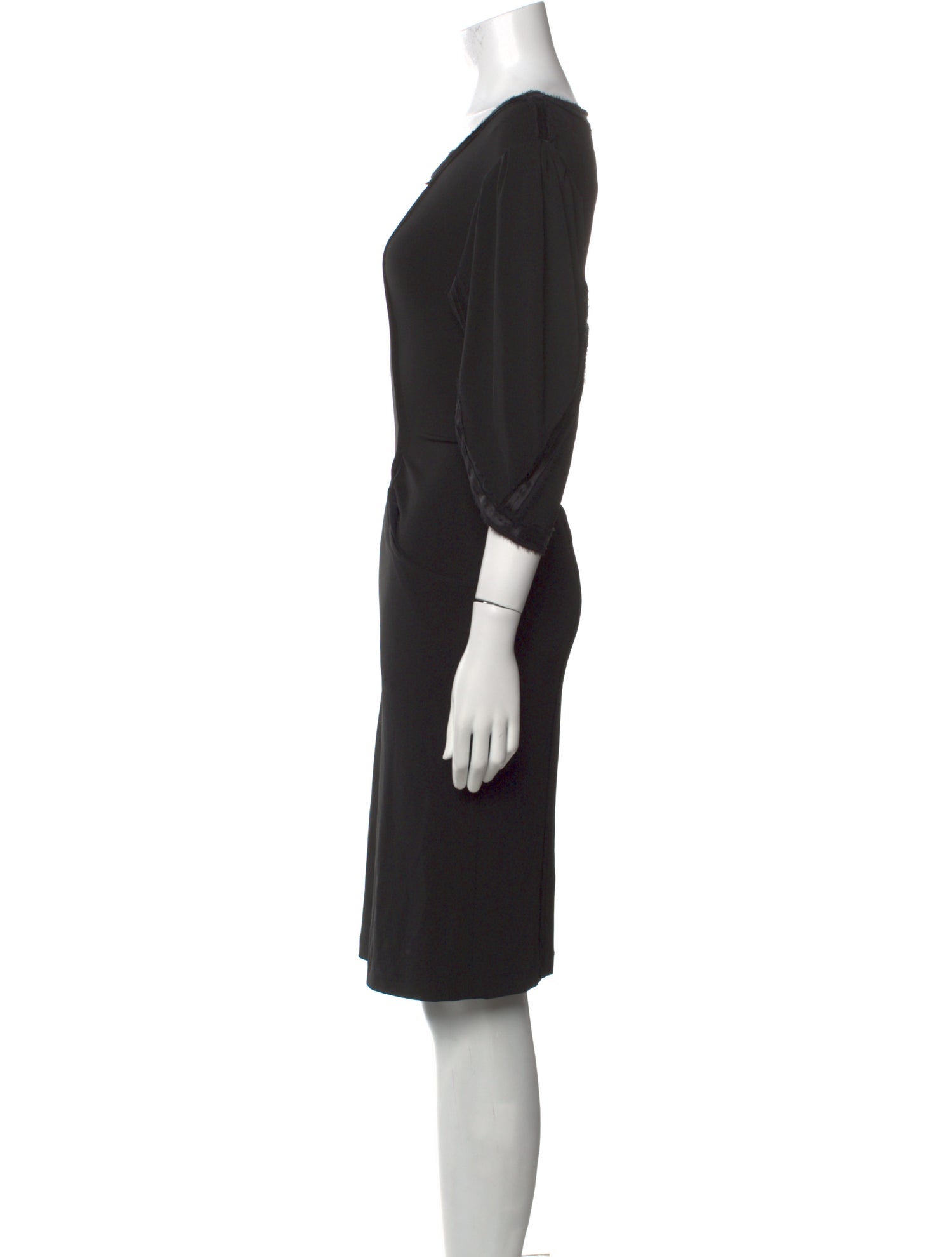 Lafayette 148 Virgin Wool Knee-Length Dress