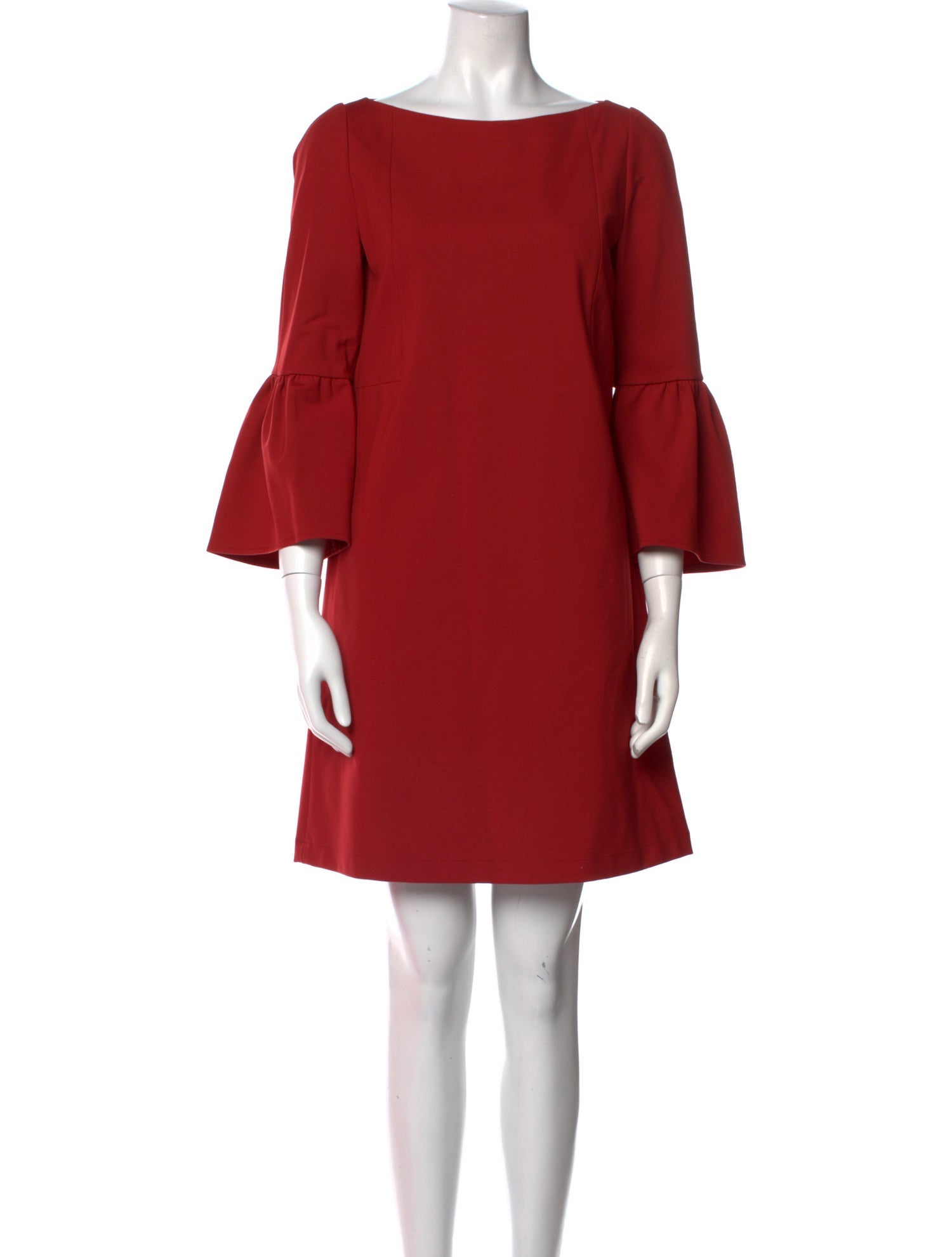 Lafayette 148 Bateau Neckline Mini Dress