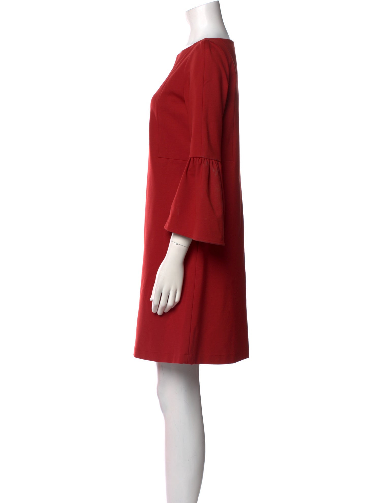 Lafayette 148 Bateau Neckline Mini Dress