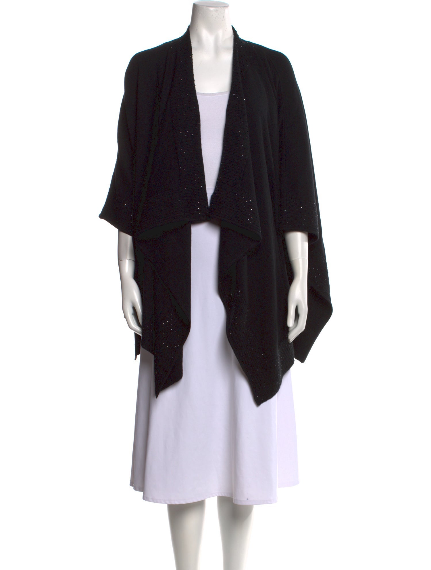 Lafayette 148 Cashmere Open Front Sweater