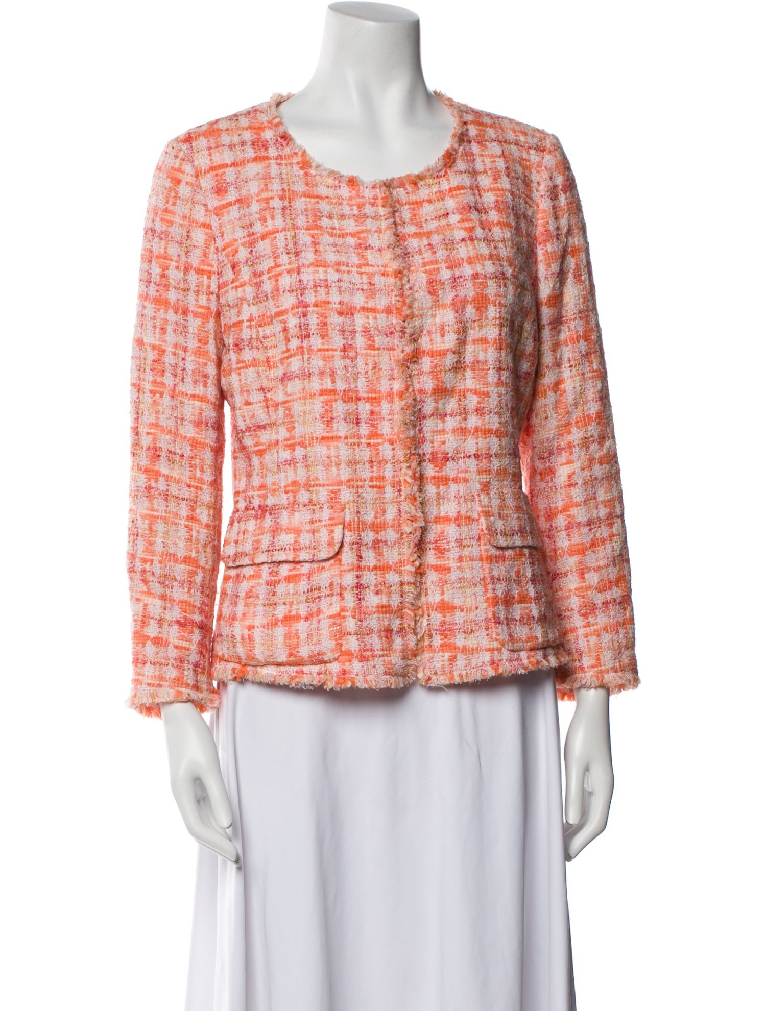 Lafayette 148 Tweed Pattern Evening Jacket