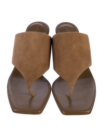 Lafayette 148 Suede Slides