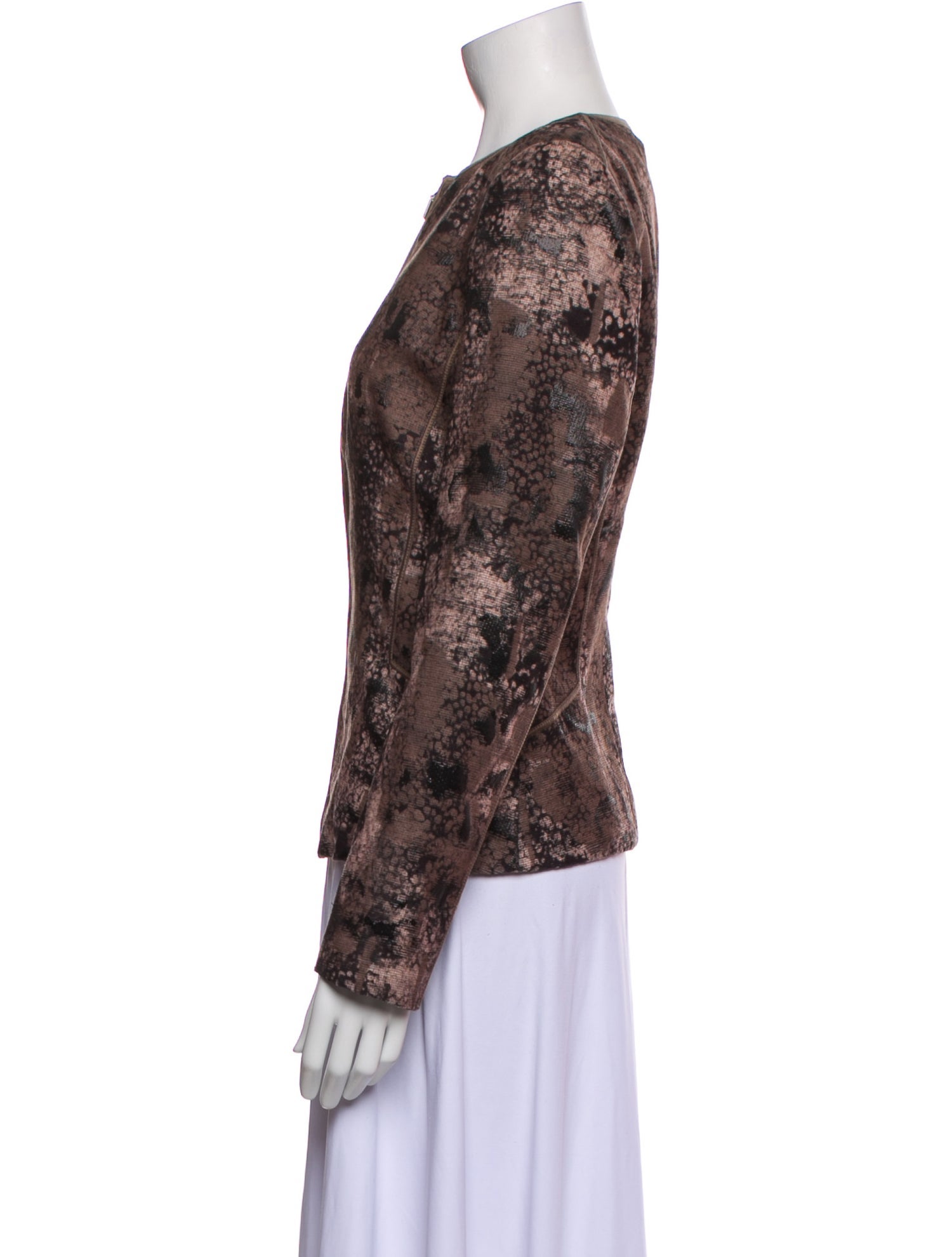 Lafayette 148 Floral Print Evening Jacket