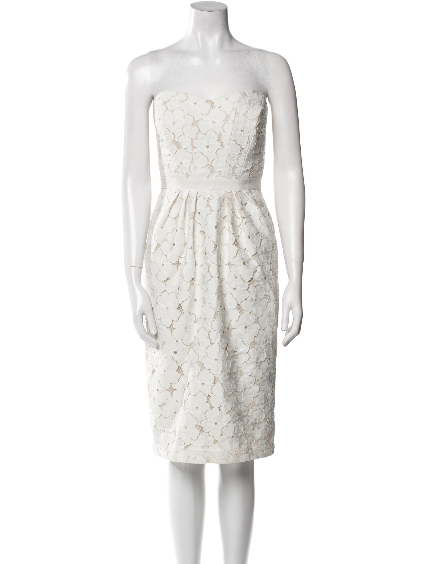 Lafayette 148 Lace Pattern Mini Dress