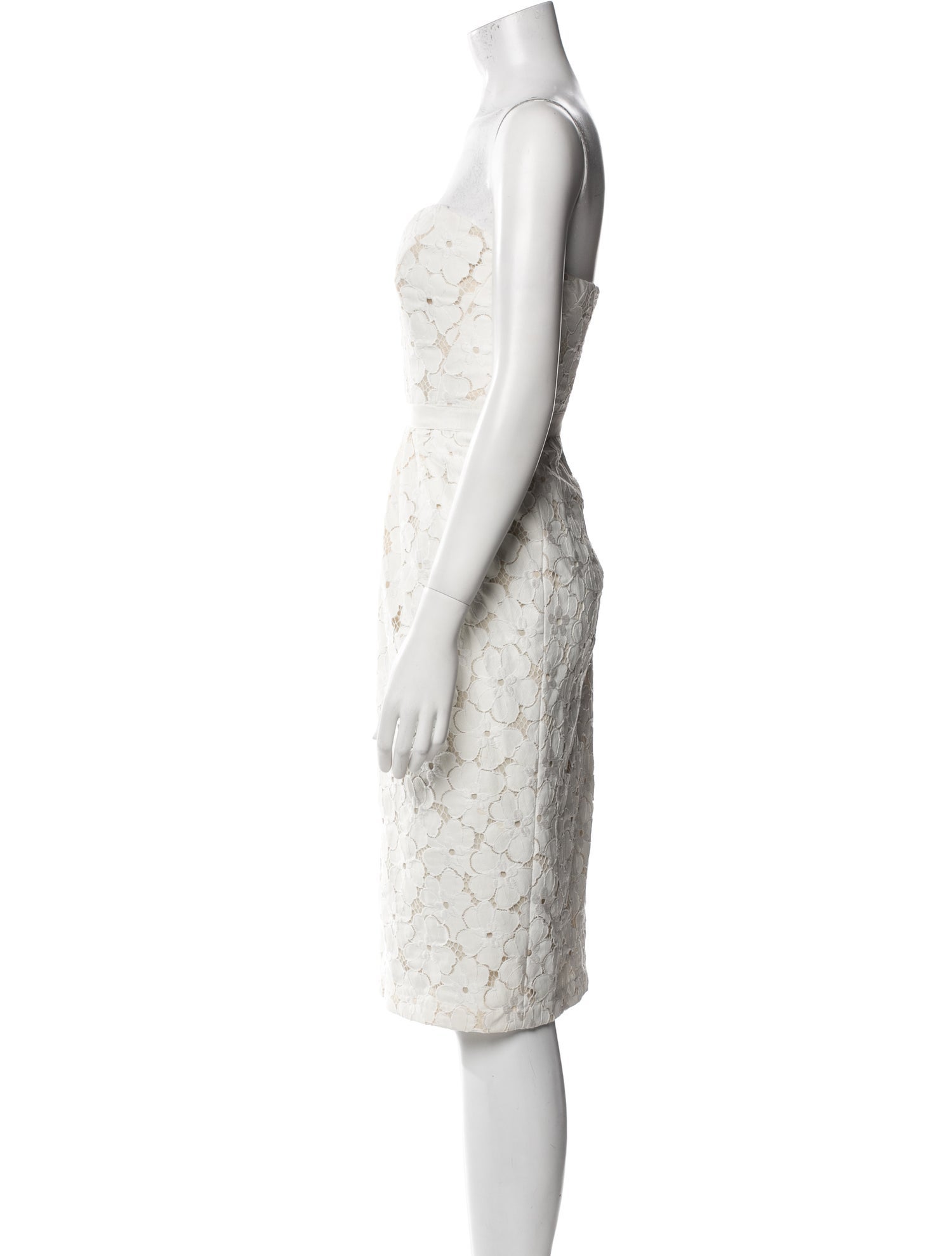 Lafayette 148 Lace Pattern Mini Dress