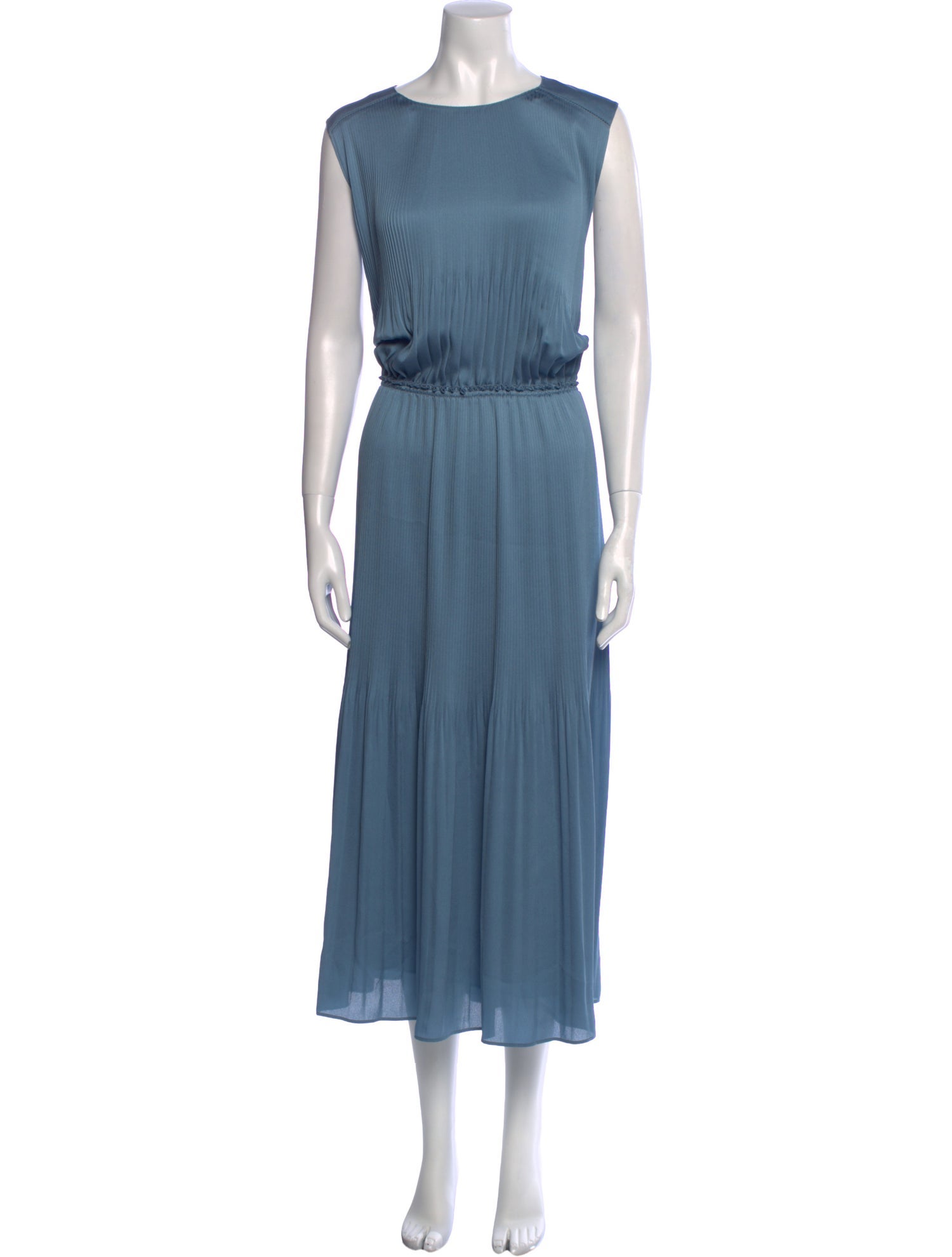 Lafayette 148 Crew Neck Long Dress