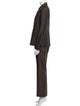 Lafayette 148 Virgin Wool Pleated Accents Pantsuit