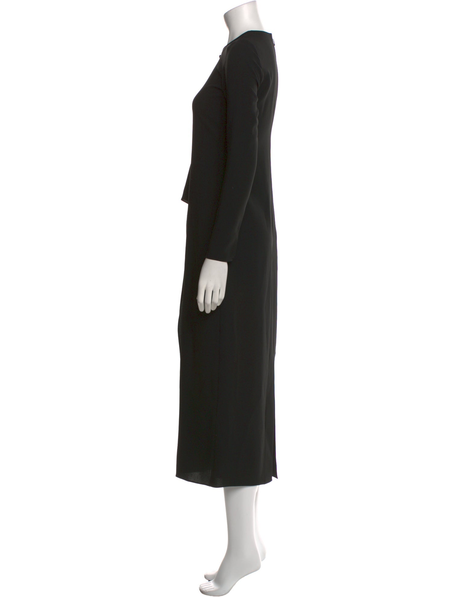 Lafayette 148 V-Neck Long Dress