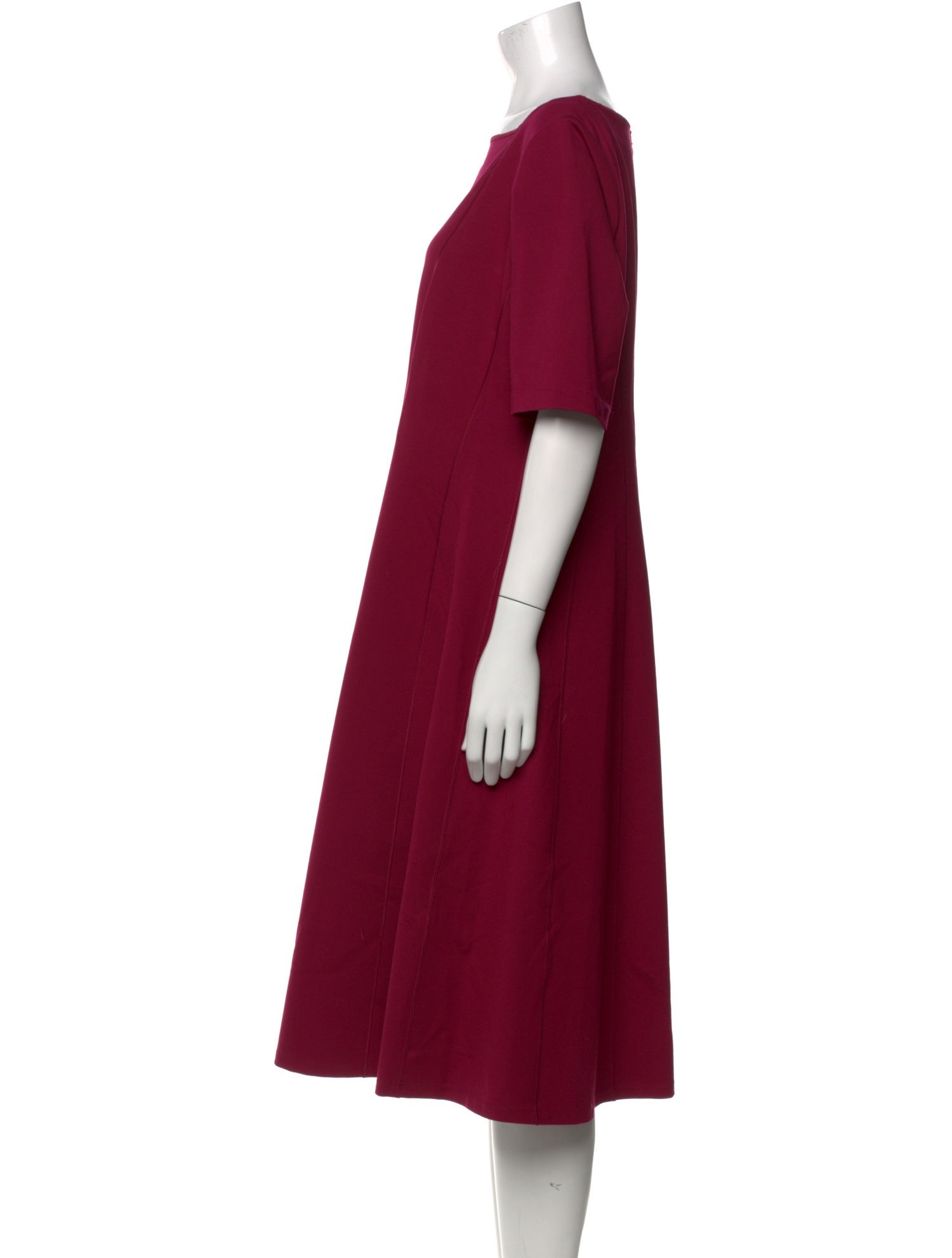 Lafayette 148 Square Neckline Midi Length Dress