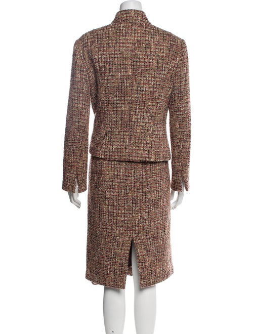 Lafayette 148 Tweed Pattern Skirt Suit