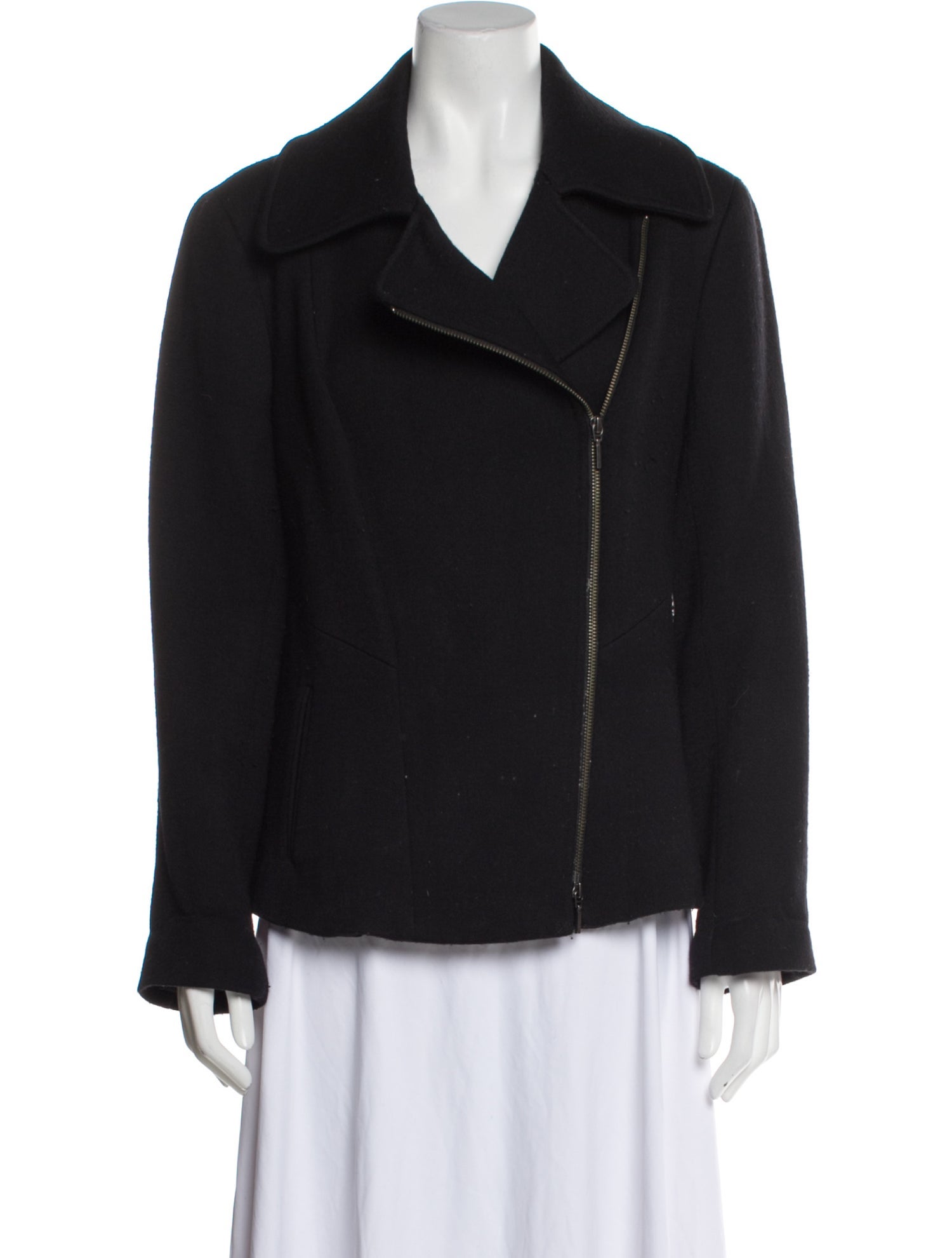 Lafayette 148 Cashmere Biker Jacket