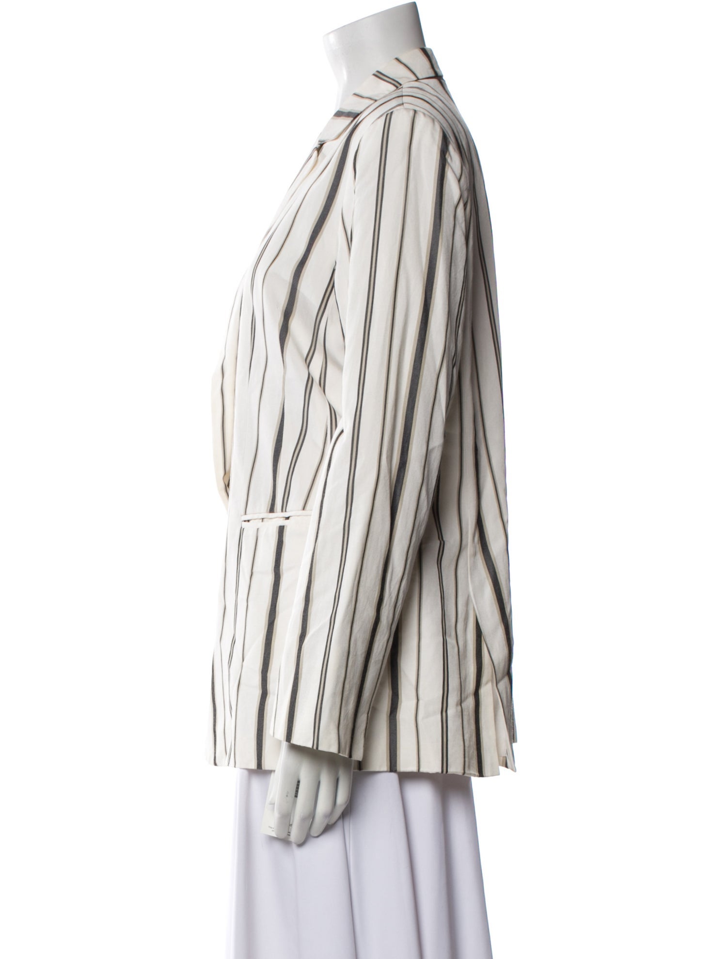 Lafayette 148 Silk Striped Blazer