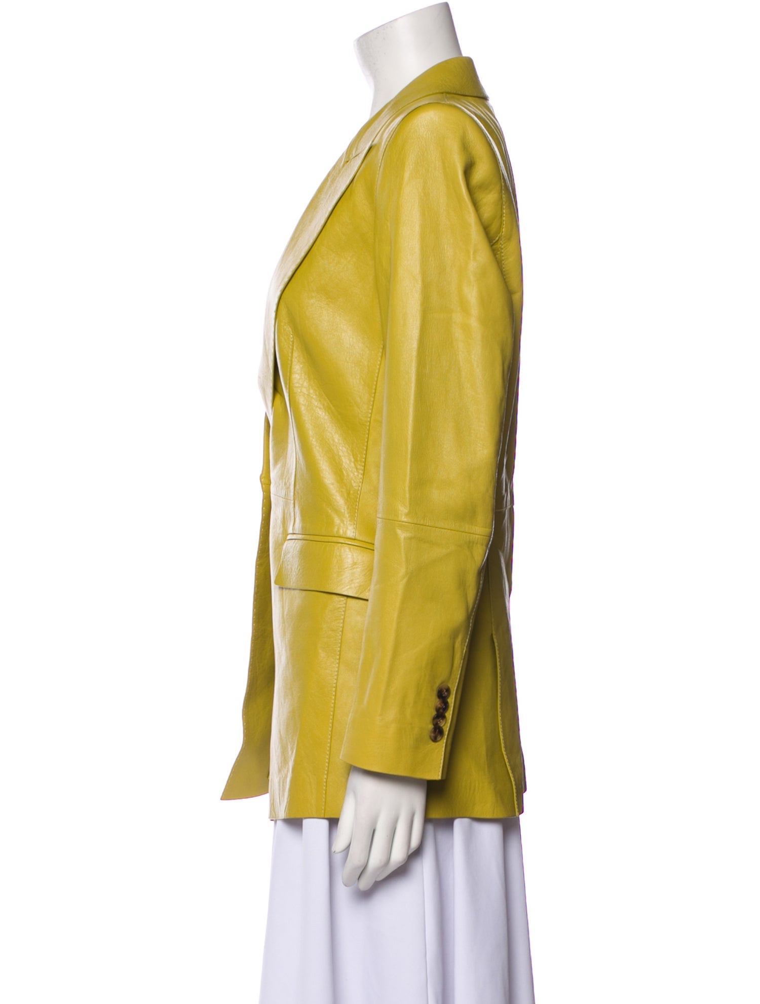 Lafayette 148 Leather Blazer