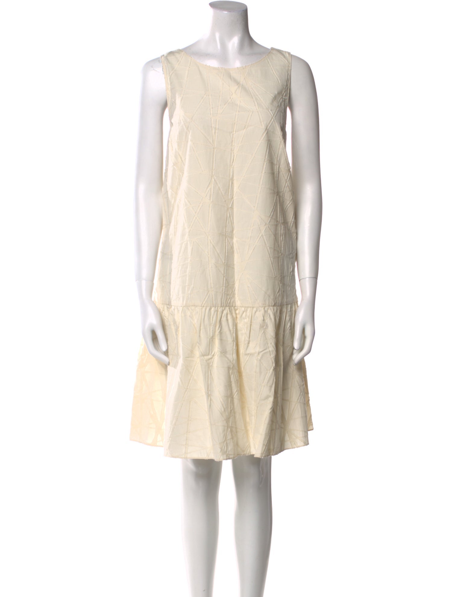 Lafayette 148 Scoop Neck Knee-Length Dress w/ Tags