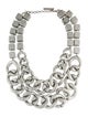 Lafayette 148 Hammered Chain Block Necklace