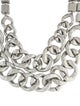 Lafayette 148 Hammered Chain Block Necklace