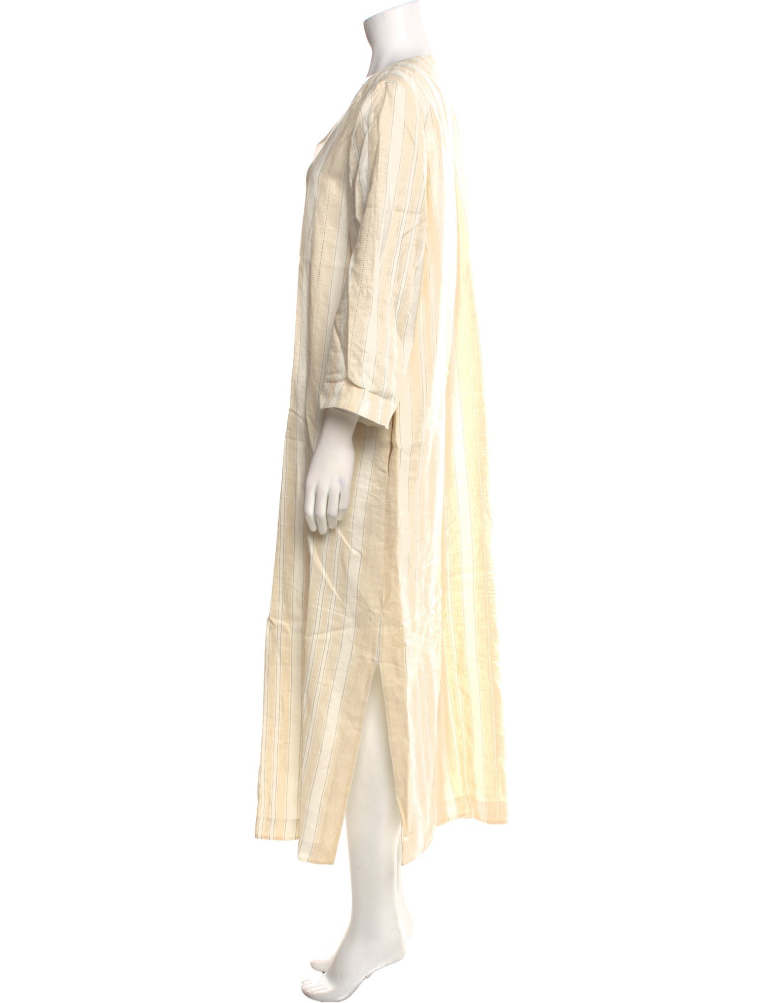 Lafayette 148 Linen Midi Length Dress