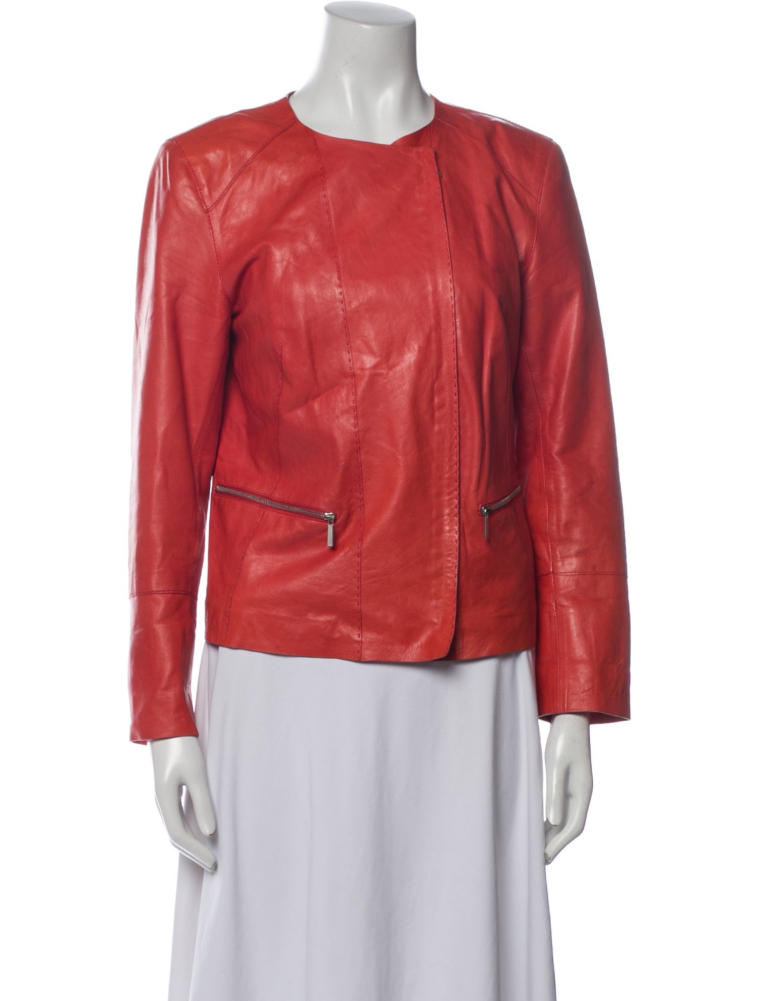 Lafayette 148 Leather Biker Jacket