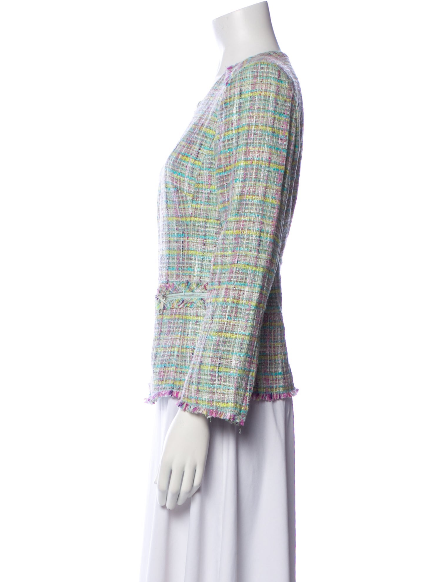 Lafayette 148 Tweed Pattern Evening Jacket