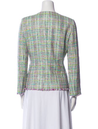 Lafayette 148 Tweed Pattern Evening Jacket