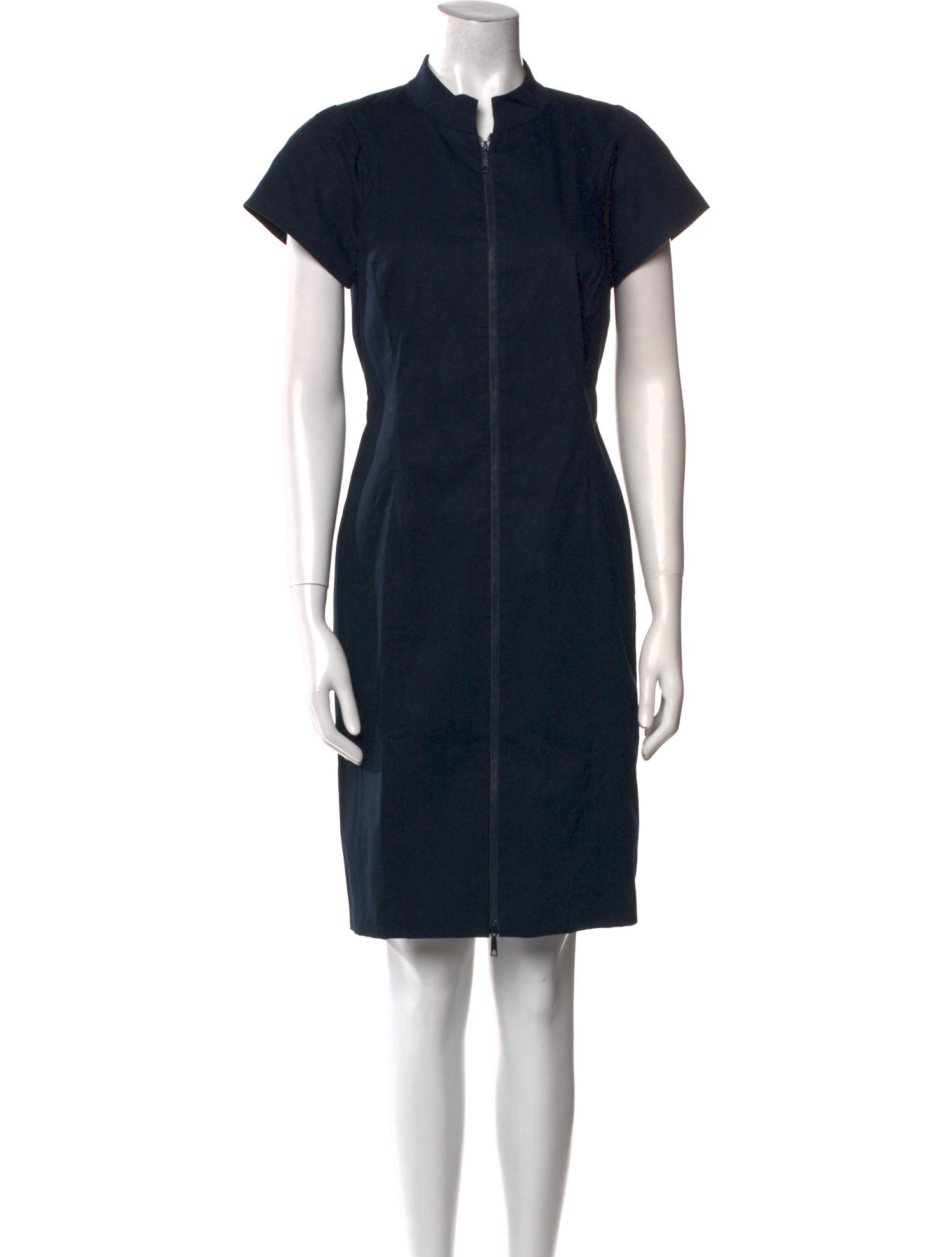 Lafayette 148 Crew Neck Knee-Length Dress
