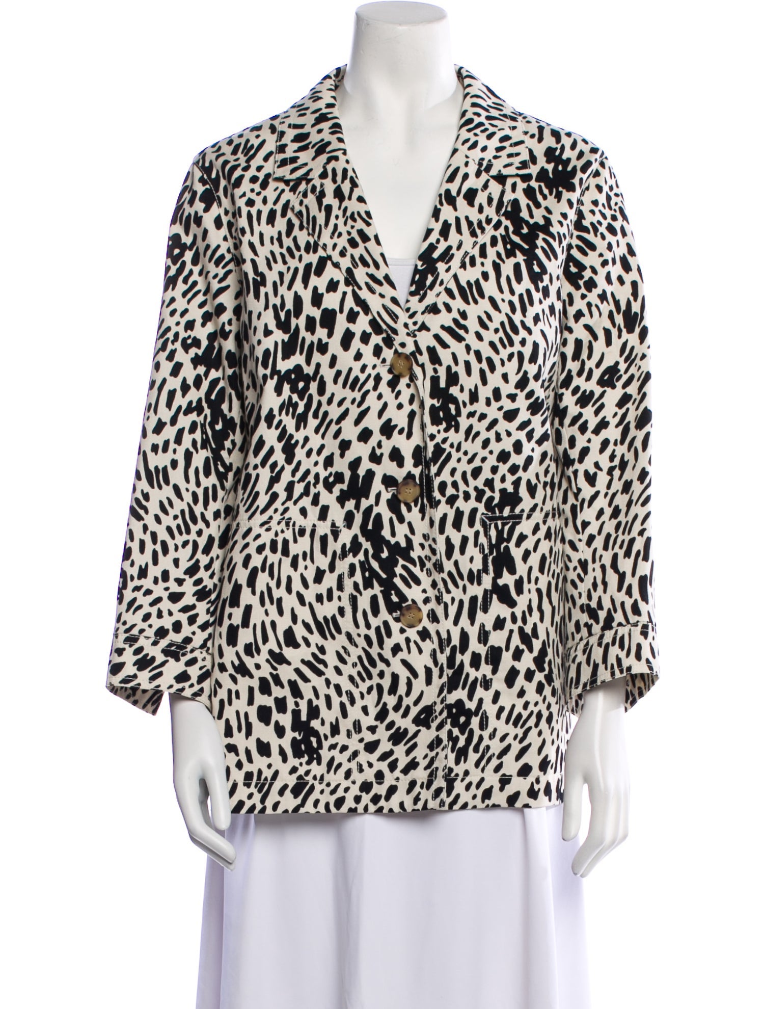 Lafayette 148 Animal Print Blazer