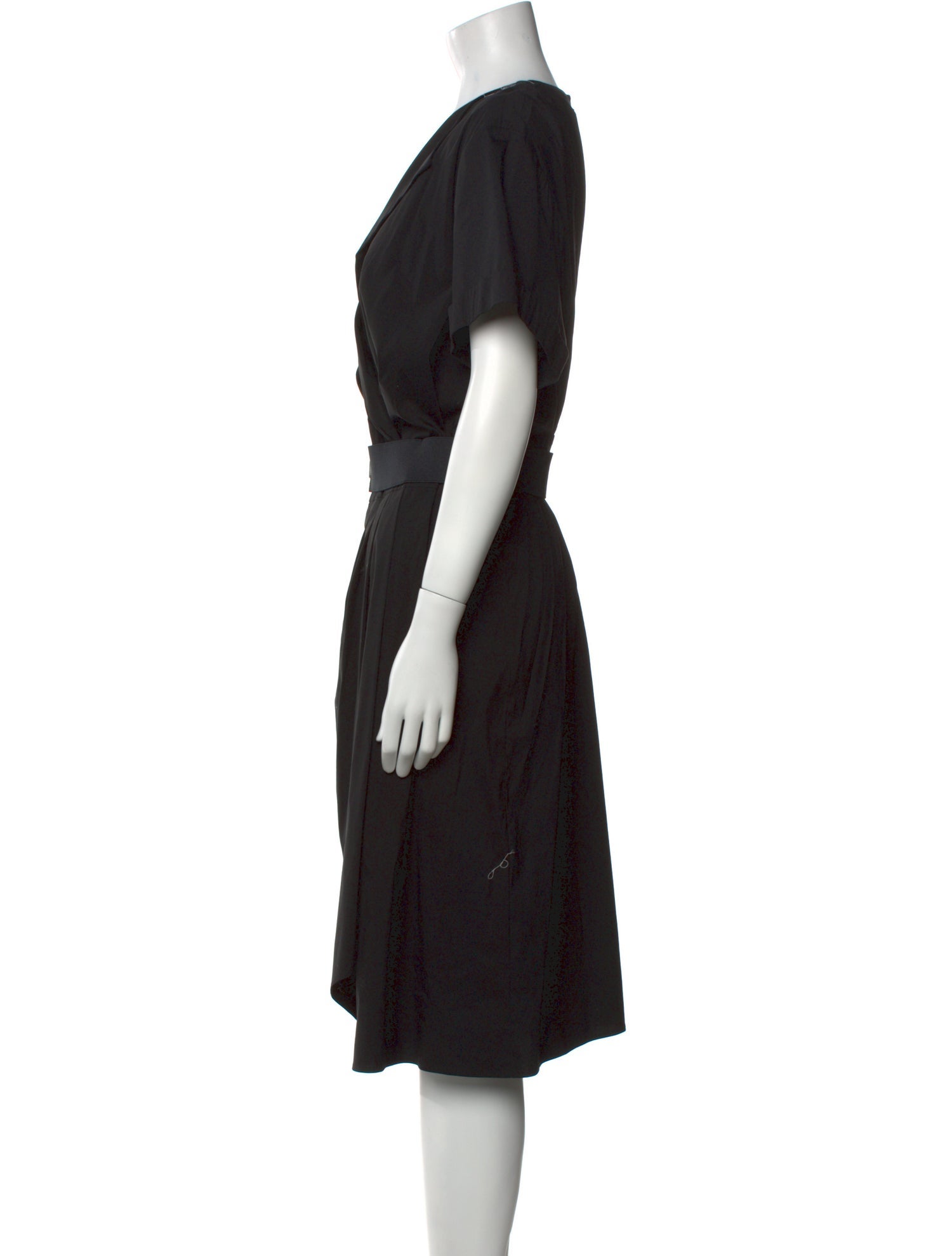 Lafayette 148 V-Neck Knee-Length Dress