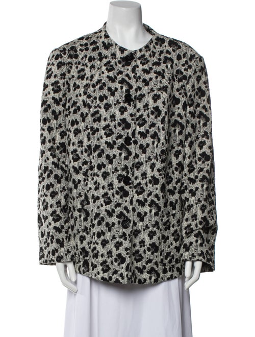 Lafayette 148 Wool Printed Jacket