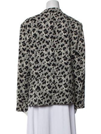 Lafayette 148 Wool Printed Jacket