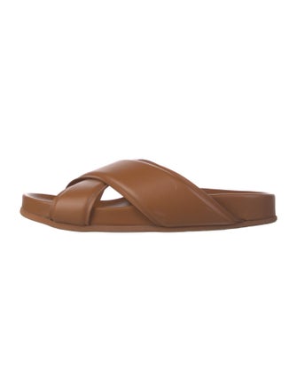 Lafayette 148 Leather Slides