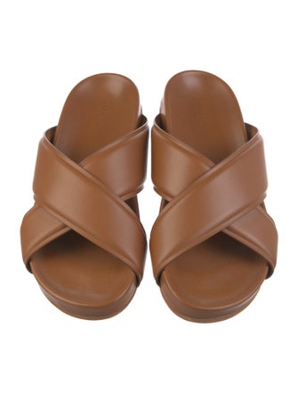 Lafayette 148 Leather Slides