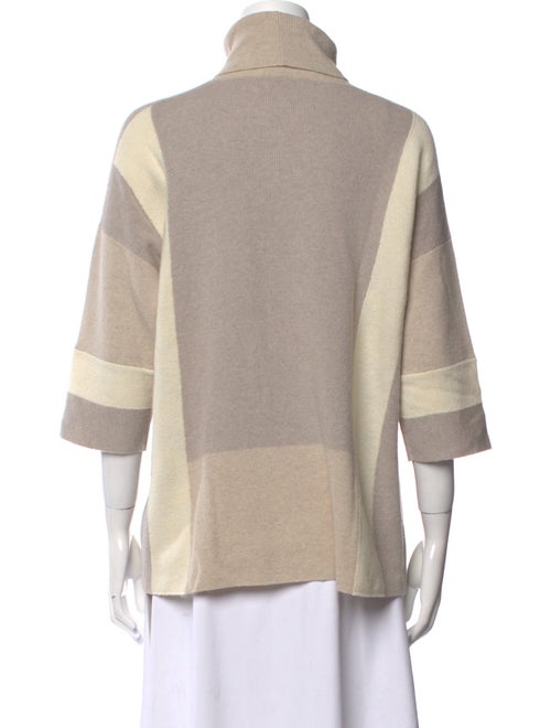 Lafayette 148 Wool Colorblock Pattern Sweater