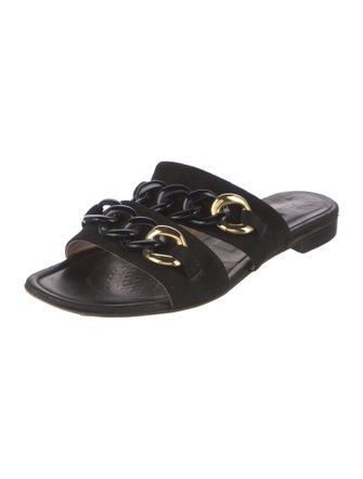 Lafayette 148 Suede Slides