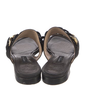 Lafayette 148 Suede Slides