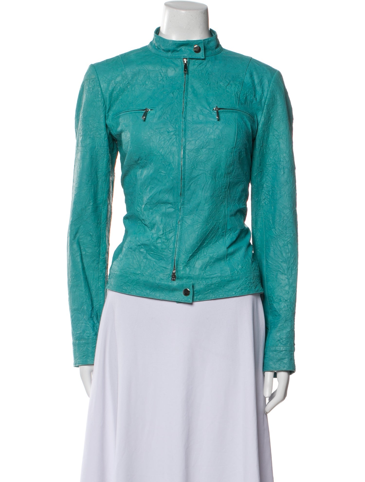 Lafayette 148 Leather Biker Jacket