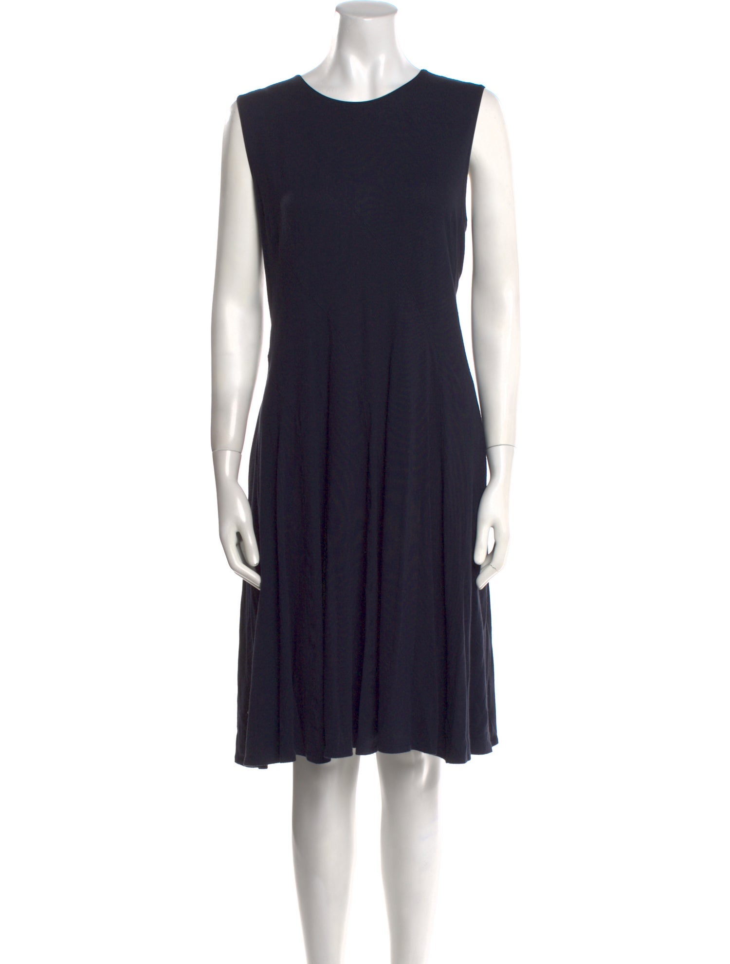 Lafayette 148 Crew Neck Knee-Length Dress