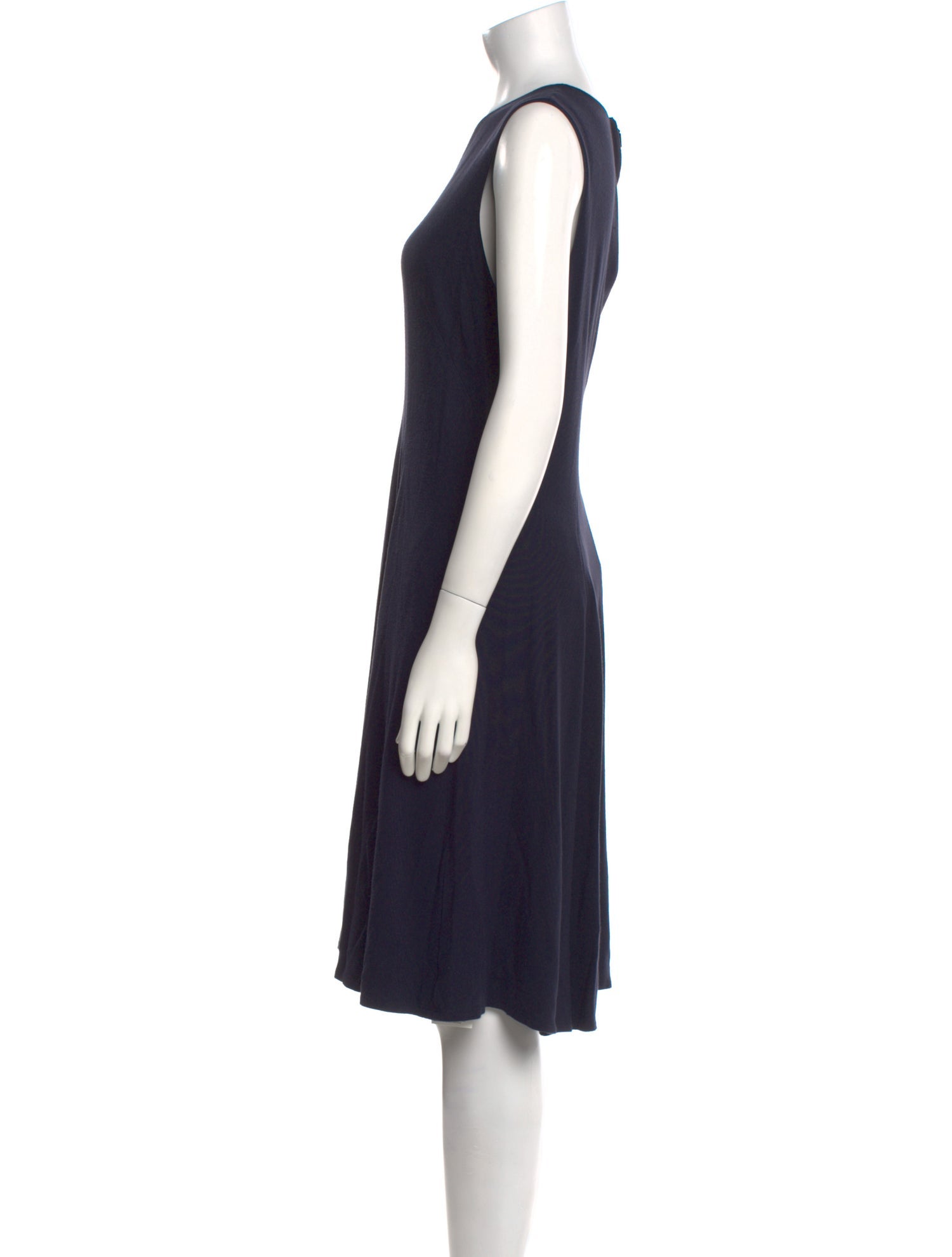 Lafayette 148 Crew Neck Knee-Length Dress