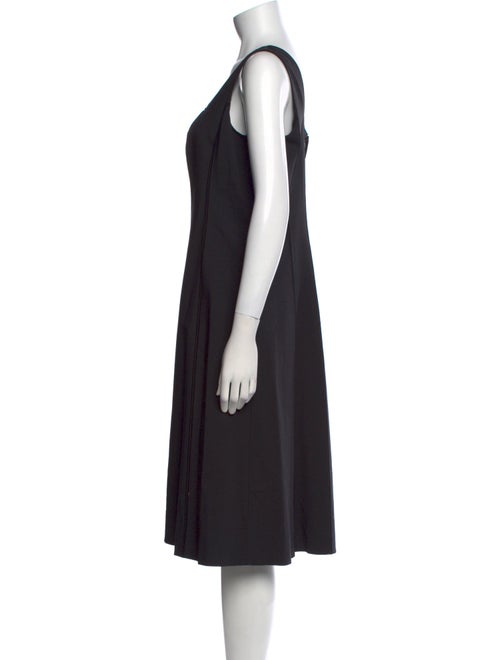 Lafayette 148 Square Neckline Midi Length Dress