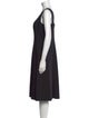 Lafayette 148 Square Neckline Midi Length Dress