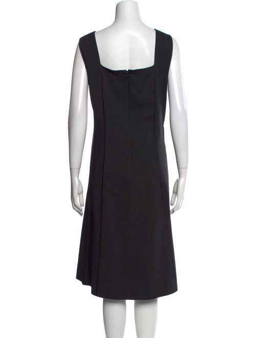 Lafayette 148 Square Neckline Midi Length Dress
