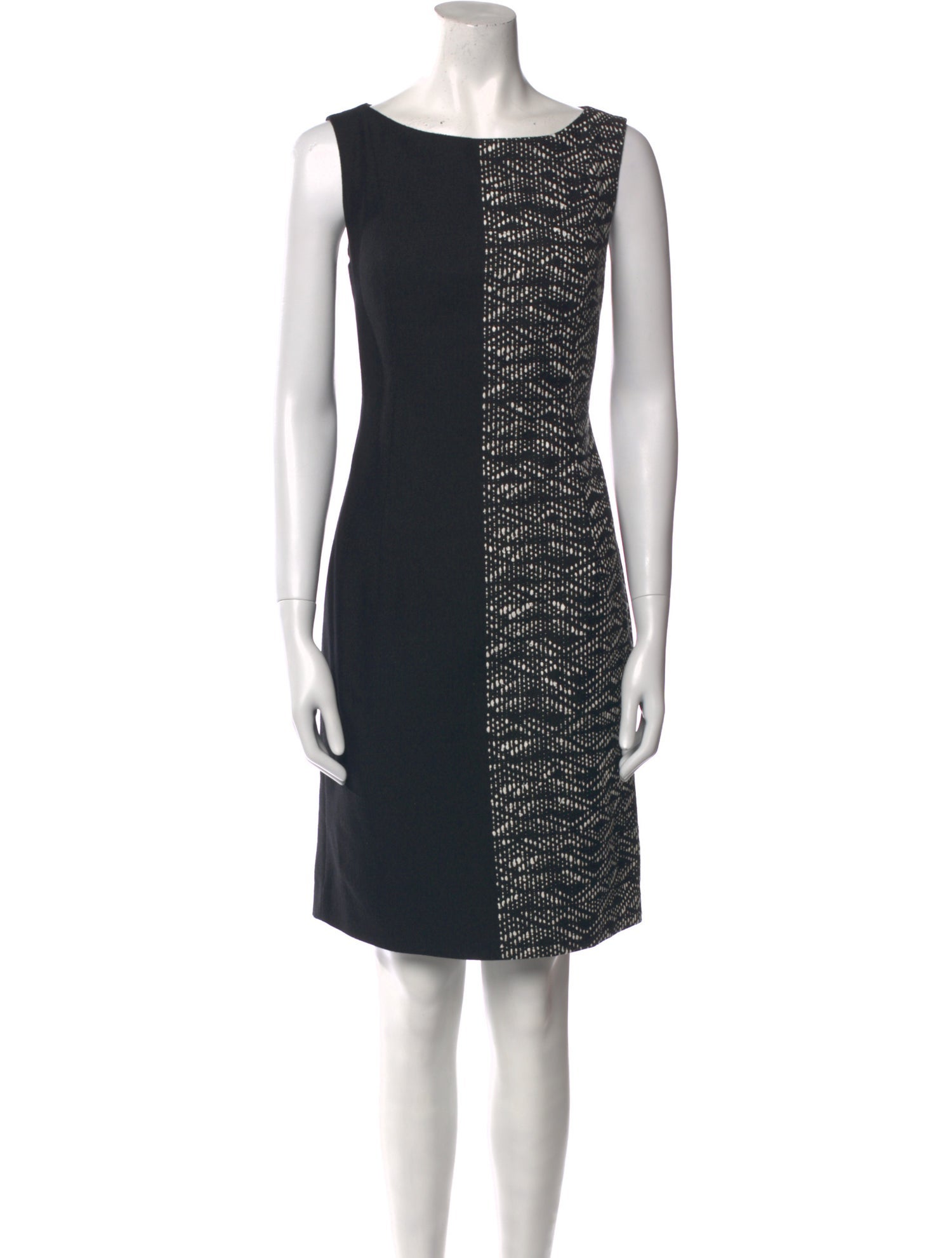 Lafayette 148 Bateau Neckline Knee-Length Dress