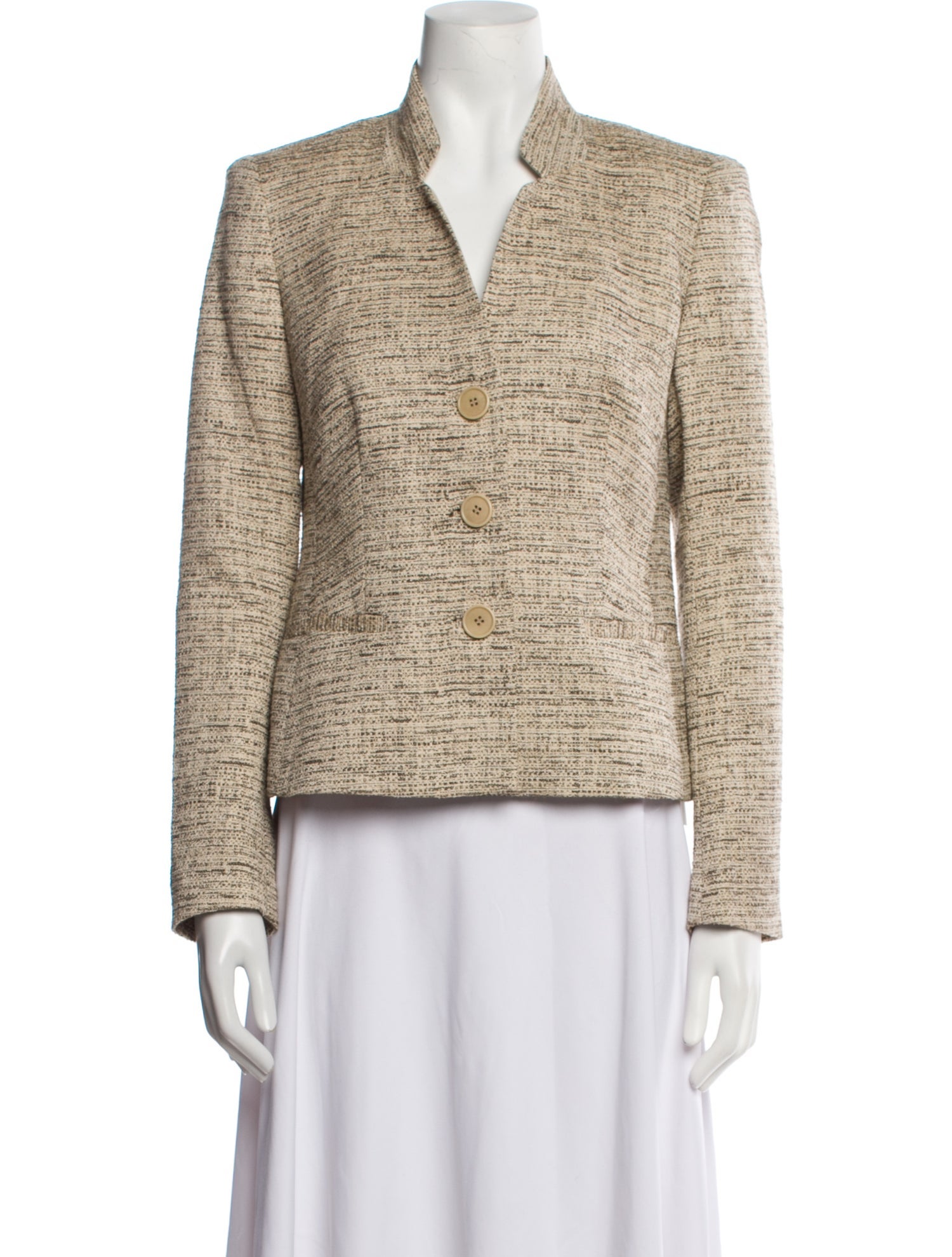 Lafayette 148 Tweed Pattern Blazer