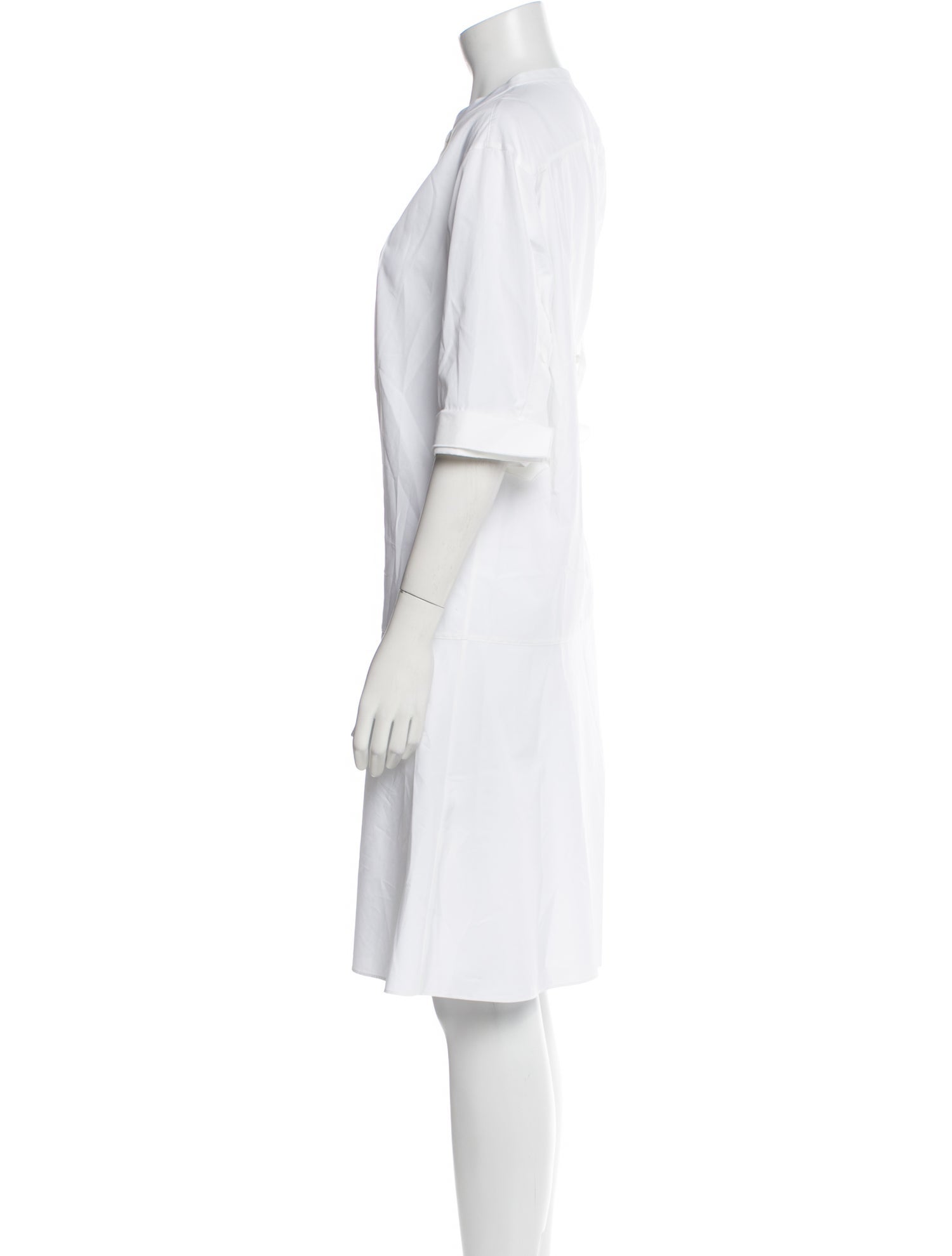 Lafayette 148 Crew Neck Midi Length Dress