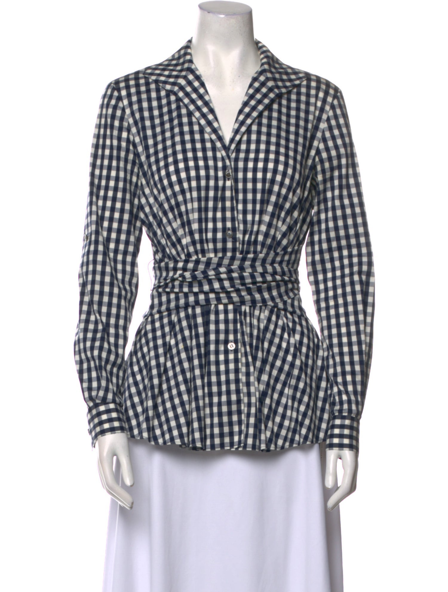 REJINA PYO ／Plaid Blouse s-l400.jpg