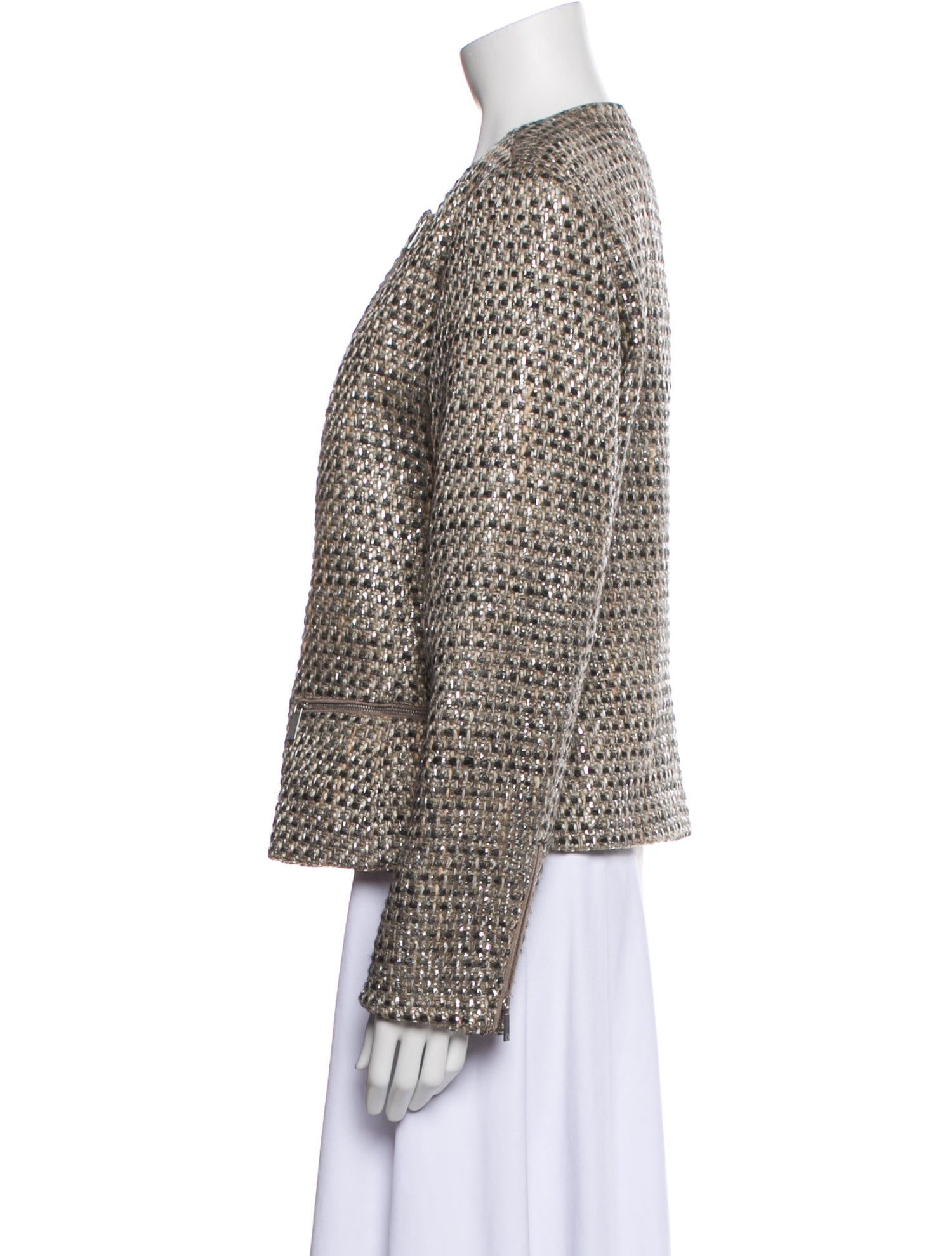 Lafayette 148 Wool Tweed Pattern Jacket w/ Tags