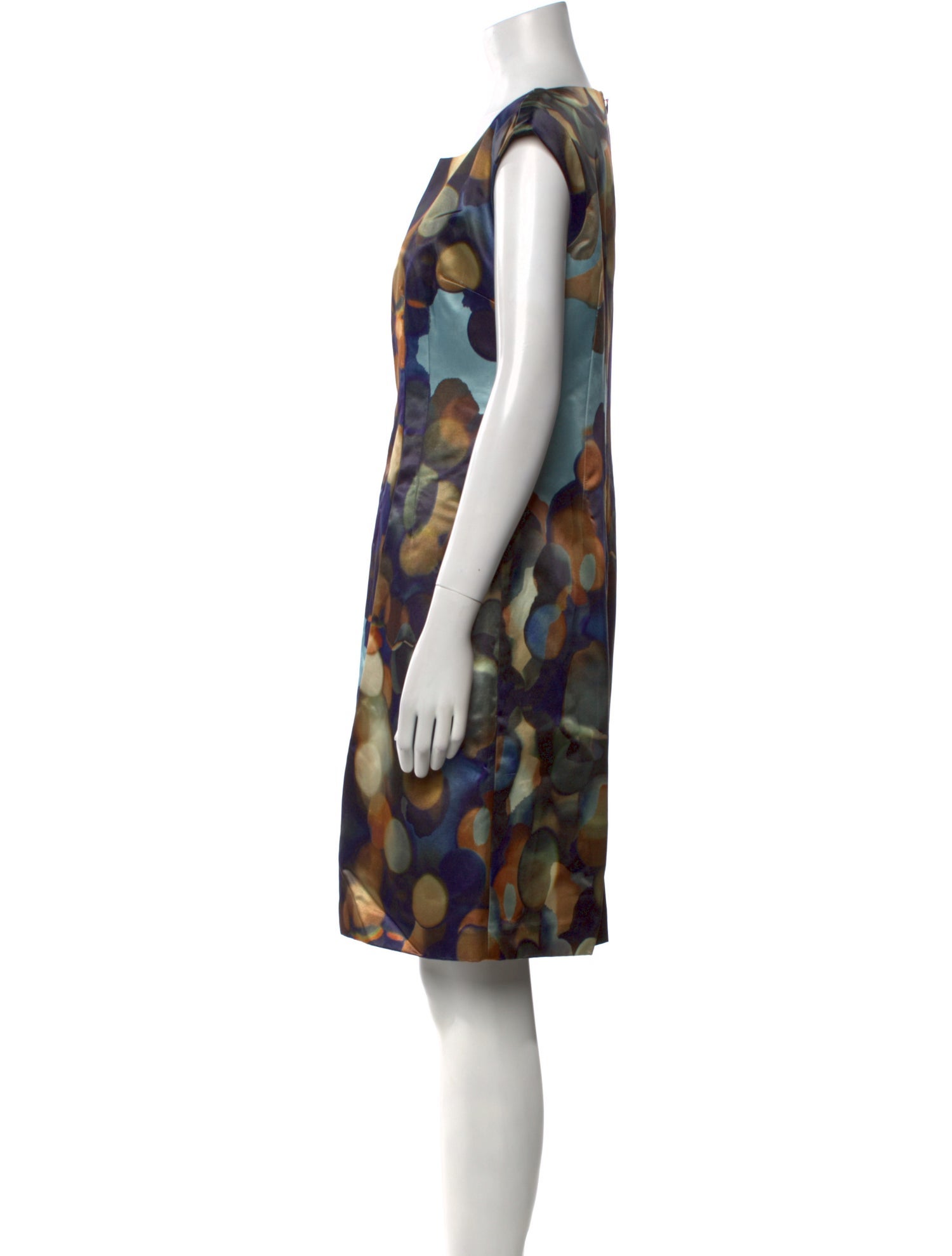 Lafayette 148 Printed Knee-Length Dress