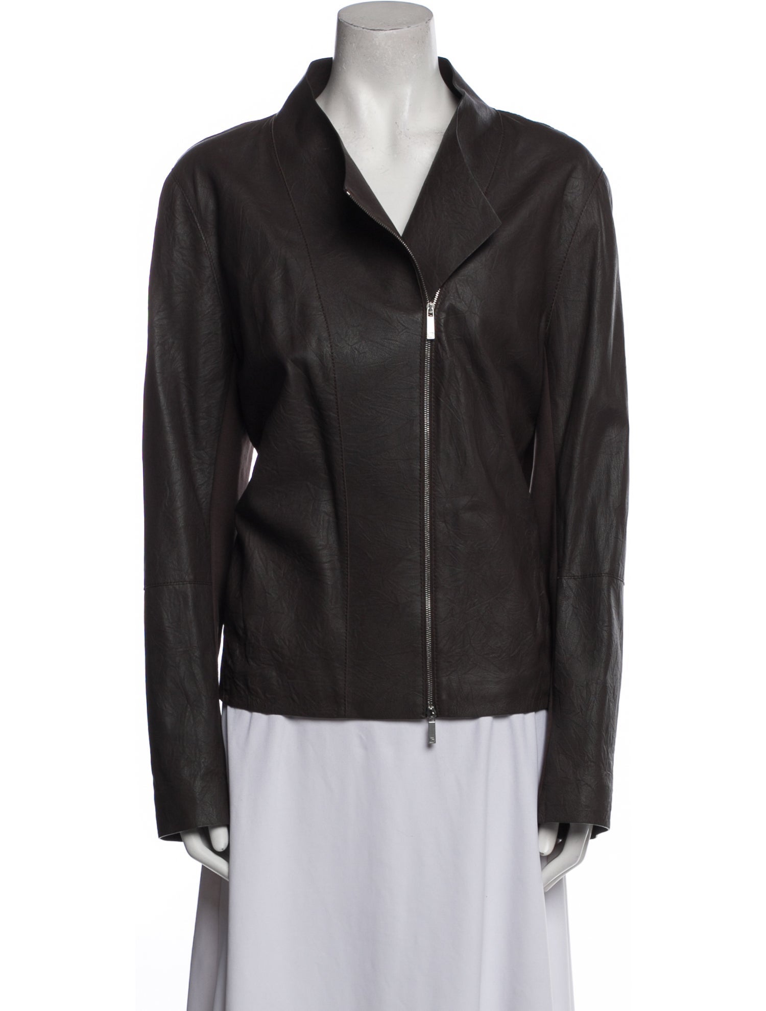 Lafayette 148 Leather Biker Jacket