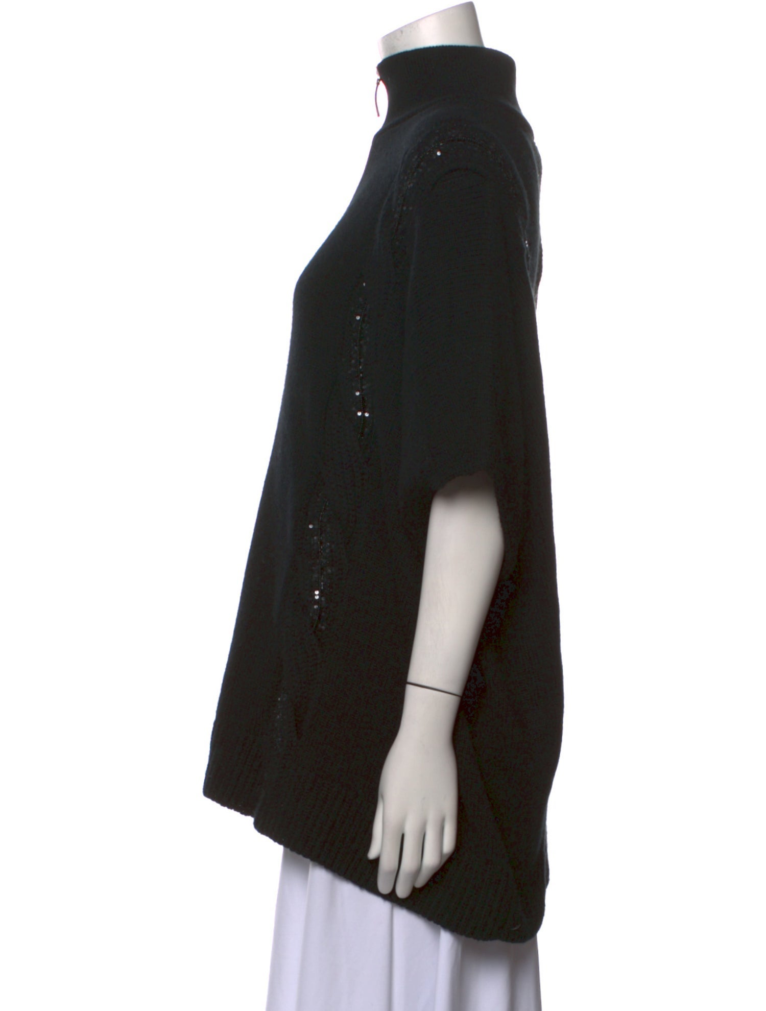 Lafayette 148 Cashmere Mock Neck Sweater