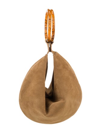 Lafayette 148 Suede Top Handle Bag