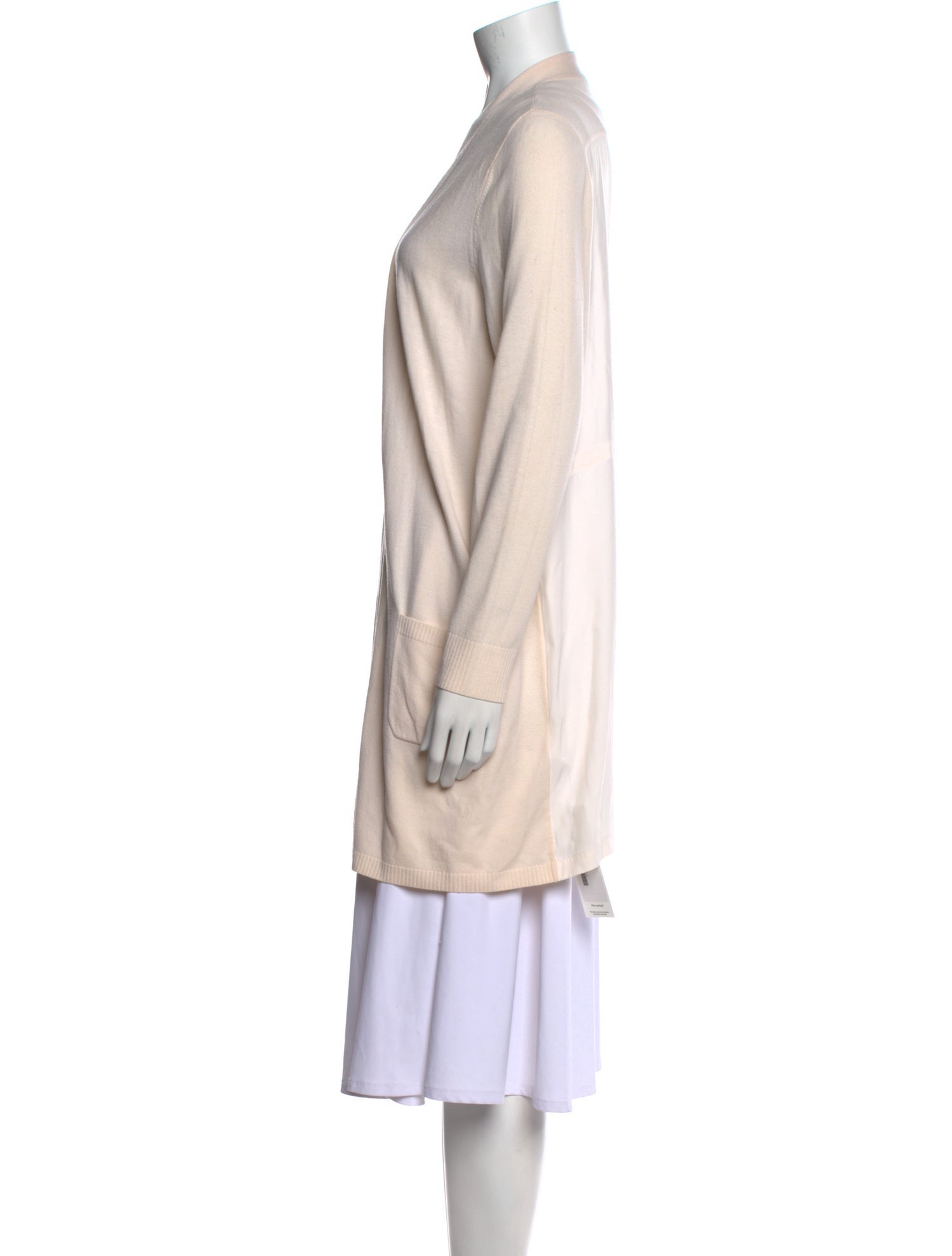 Lafayette 148 Wool Open Front Sweater